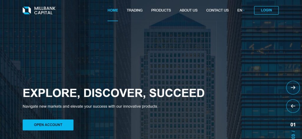 MillBankCapital website MillBankCapital website